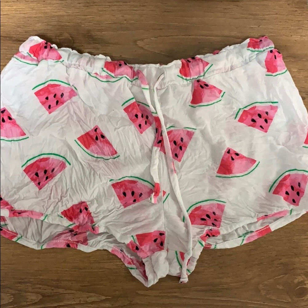 watermelon pajama shorts